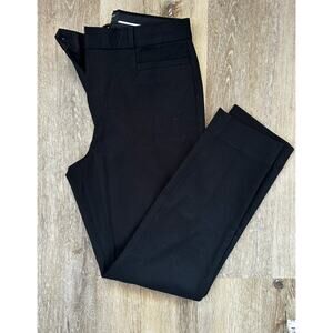 Banana Republic High Rise Sloan Pants Women 8 Black Ankle Stretch Career 26x26